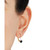 Onyx Solitaire Leverback Drop Earrings in 14k Gold