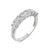 Moissanite Square Anniversary Band 1-1/4 ct. t.w. Diamond Equivalent in 14k White Gold