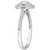 Diamond Heart Halo Engagement Ring (1/3 ct. t.w.) in 14k White Gold