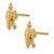 Sea Turtle Stud Earrings in 14k Gold