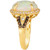 Neopolitan Opal (3 ct. t.w.) & Diamond (1/2 ct. t.w.) Halo Ring in 14k Gold