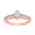Diamond Marquise Double Row Halo Engagement Ring (1/2 ct. t.w.) in 14k White, Yellow or Rose Gold