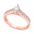 Diamond Marquise Double Row Halo Engagement Ring (1/2 ct. t.w.) in 14k White, Yellow or Rose Gold