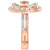 Morganite (1-1/3 ct. t.w.), Aquamarine (1-1/4 ct. t.w.), & Diamond (1/3 ct. t.w.) Flower Ring in 14k Rose Gold
