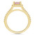 Morganite (1-3/8 ct. t.w.) and Diamond (1/2 ct. t.w.) Halo Ring in 14K Yellow Gold