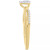 Diamond Pear-Cut Swirl Solitaire Engagement Ring (1/4 ct. tw) in 14k Yellow or Rose Gold