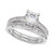 GIA Certified Diamond Bridal Set (1-1/2 ct. t.w.) in 14k White Gold