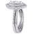 Certified Diamond (1 ct. t.w.) Marquise-Shape Double Halo Bridal Set in 14k White Gold
