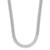 Men's Diamond 24" Double Row Necklace (1 ct. t.w.) in Sterling Silver