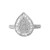 EFFY® Diamond Baguette Teardrop Ring (1/2 ct. t.w.) in 14k White Gold
