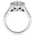 Diamond Vintage Inspired Halo Engagement Ring (1-1/2 ct. t.w.) in 14k White Gold
