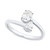 Diamond Pear & Oval Bypass Engagement Ring (3/4 ct. t.w.) in 14k White Gold