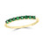Emerald Stack Ring (1/4 ct. t.w.) in 14k Gold