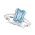 Topaz (4-1/4 ct. t.w.) Ring in 14K White Gold
