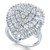 Diamond Statement Ring (3 ct. t.w.) in 14k White Gold