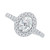 Diamond Oval Halo Engagement Ring (1-1/2 ct. t.w.) in 14K White Gold