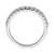 Diamond Double Row Band Ring (1 ct. t.w.) in 14k White Gold