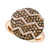 Chocolatier® Diamond Zigzag Ring (9/10 ct. t.w.) in 14k Rose Gold