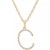 Diamond (1/10 ct. t.w.) Initial Pendant Necklace in 10k Gold, 16" + 2" extender