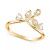 Art Carved Diamond Rose-Cut Leaf Wedding Band (1/5 ct. t.w.) in 14k White, Yellow or Rose Gold