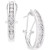Diamond J Hoop Earrings (1 ct. t.w.) in 10k Gold or White Gold