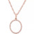 Diamond (1/10 ct. t.w.) Initial Pendant Necklace in 10k Rose Gold, 16" + 2" extender