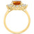 EFFY® Citrine (2 ct. t.w.) & Diamond (3/8 ct. t.w.) Sunburst Ring in 14k Gold