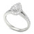 IGI Certified Diamond Pear Halo Engagement Ring (1-1/3 ct. t.w.) in Platinum