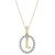 Diamond Initial "L" 18" Pendant Necklace (1/10 ct. t.w.) in 14k Gold, Created for Macy's