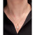 Diamond Oval Pavé Pendant Necklace (1/6 ct. t.w.) in 14k Gold, 16" + 2" extender, Created for Macy's