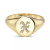 Zoe Lev Diamond Initial Signet Ring (1/6 ct. t.w.) in 14k Gold