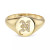 Zoe Lev Diamond Initial Signet Ring (1/6 ct. t.w.) in 14k Gold
