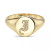 Zoe Lev Diamond Initial Signet Ring (1/6 ct. t.w.) in 14k Gold