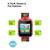 Playzoom Unisex Kids Red Silicone Strap Smartwatch 42 mm