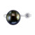 Cultured Freshwater Pearl Ring (8-1/2mm) & White Topaz (1/10 ct. t.w.) Ring in Sterling Silver (Also in Tahitian Pearl)