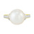 Cultured Ming Freshwater Pearl (11mm) & Diamond (1/3 ct. t.w.) in 14k Gold