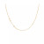 14K Gold Asymmetrical Initial and Bezel Necklace