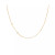 14K Gold Asymmetrical Initial and Bezel Necklace