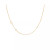 14K Gold Asymmetrical Initial and Bezel Necklace