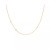 14K Gold Asymmetrical Initial and Bezel Necklace
