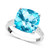 Blue Topaz (7-3/4 ct. t.w.) & Diamond Accent Ring in 14k Gold (Also in Green Quartz)
