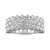 Moissanite Triple Row Band (3 ct. t.w. DEW) in 14k White Gold