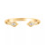 Art Carved Diamond Rose-Cut Cuff Wedding Band (1/20 ct. t.w.) in 14k White, Yellow or Rose Gold
