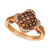 Chocolatier® Diamond Cluster Ring (1/2 ct. t.w.) in 14k Rose Gold