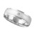 Men's Diamond Accent Textured Band in White Gold