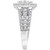 Diamond 3 Pc. Square Halo Cluster Set (3 ct. t.w.) in 14k White Gold