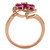 Ruby (1-1/2 ct.t.w.) & Diamond (1/3 ct. t.w.) Ring in 14k White Gold