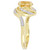Citrine (1-4/5 ct. t.w.), White Topaz (1/7 ct. t.w.) and Diamond Accent Swirl Ring in 18k Yellow Gold Over Sterling Silver