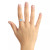 Aquamarine (1/2 ct. t.w.) & Diamond (1/4 ct. t.w.) Split Shank Ring in Sterling Silver (Also in Opal)
