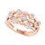 EFFY® Diamond Bezel Openwork Ring (1/4 ct. t.w.) in 14k Rose Gold